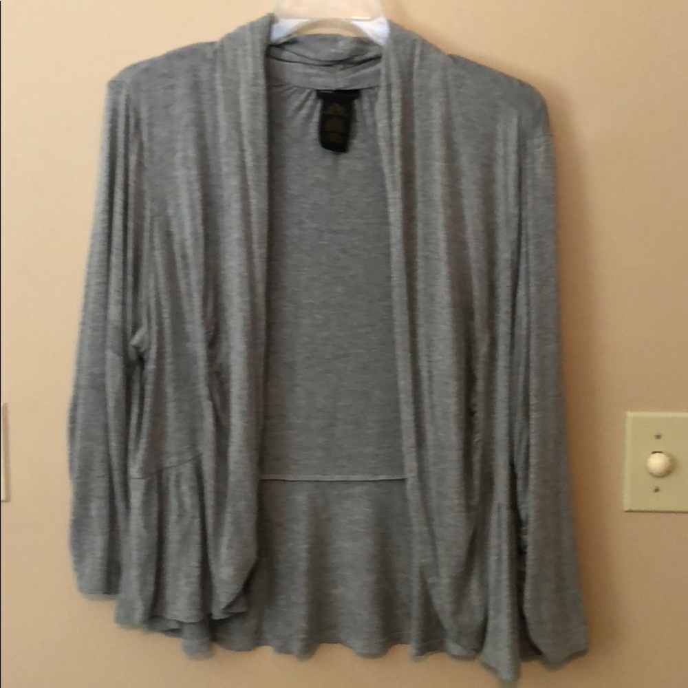 Darling gray short cardigan